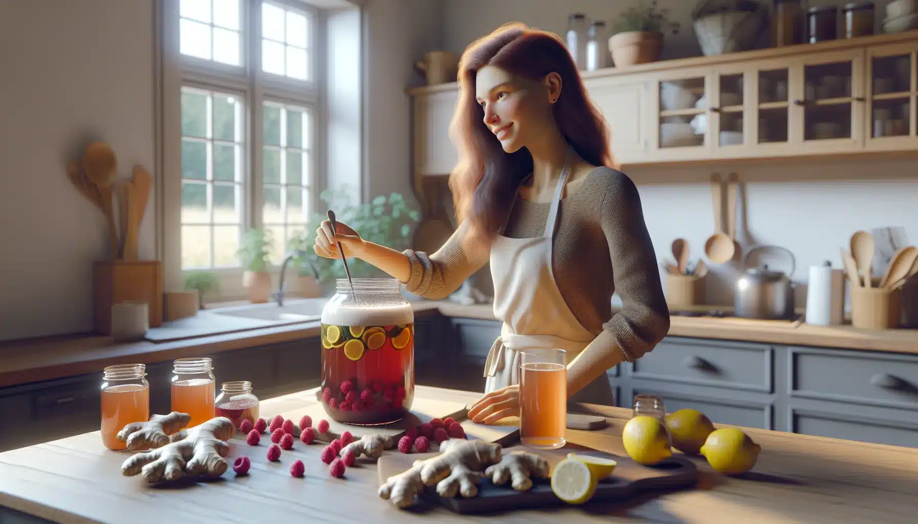 Hvordan lage din egen kombucha med ferske ingredienser &ndash; enkel guide til hjemmelaget kombucha &ndash; illustrasjon 2