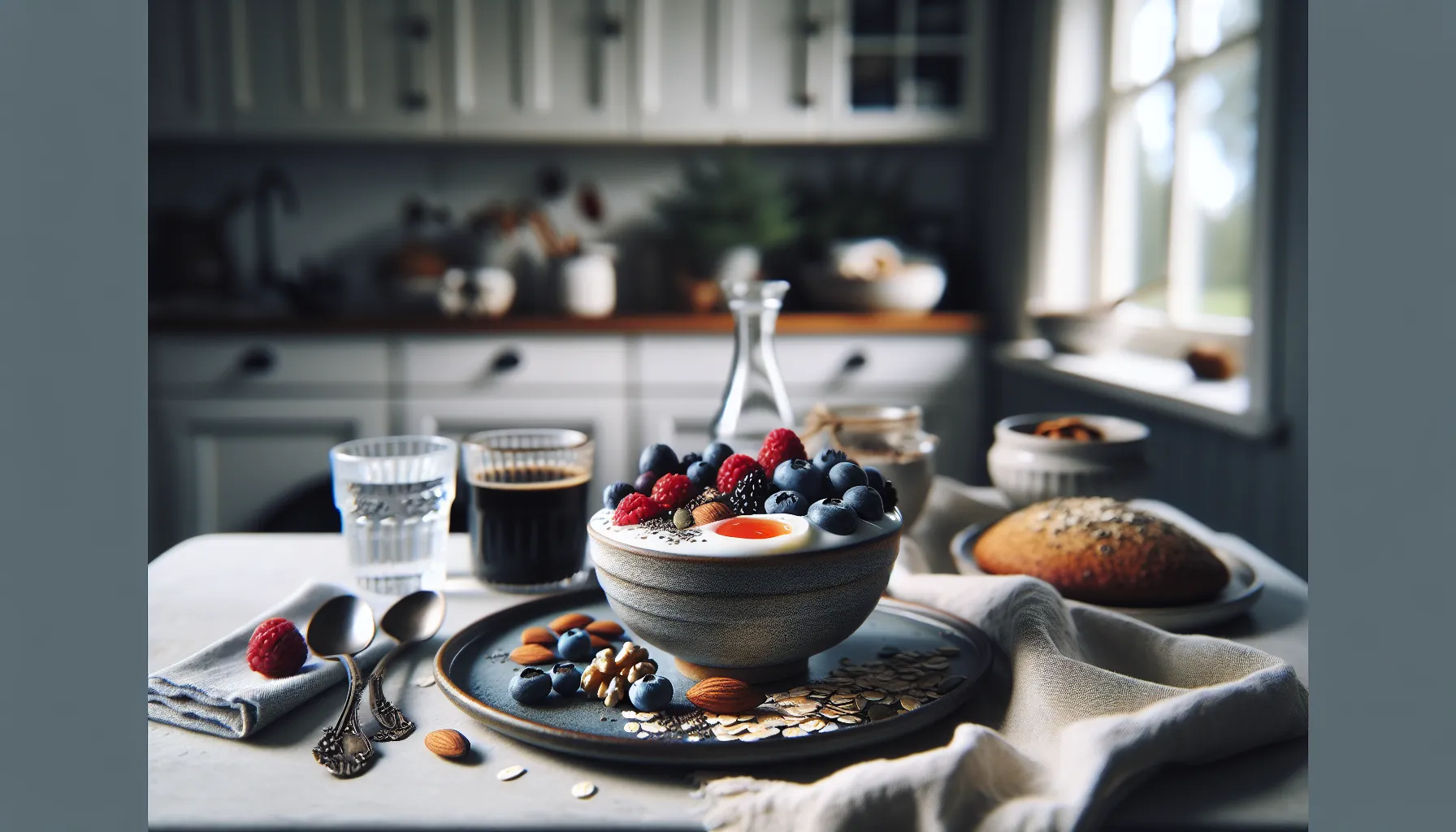 Proteinrike frokoster med ferske egg, yoghurt og b&aelig;r &ndash; illustrasjon 1