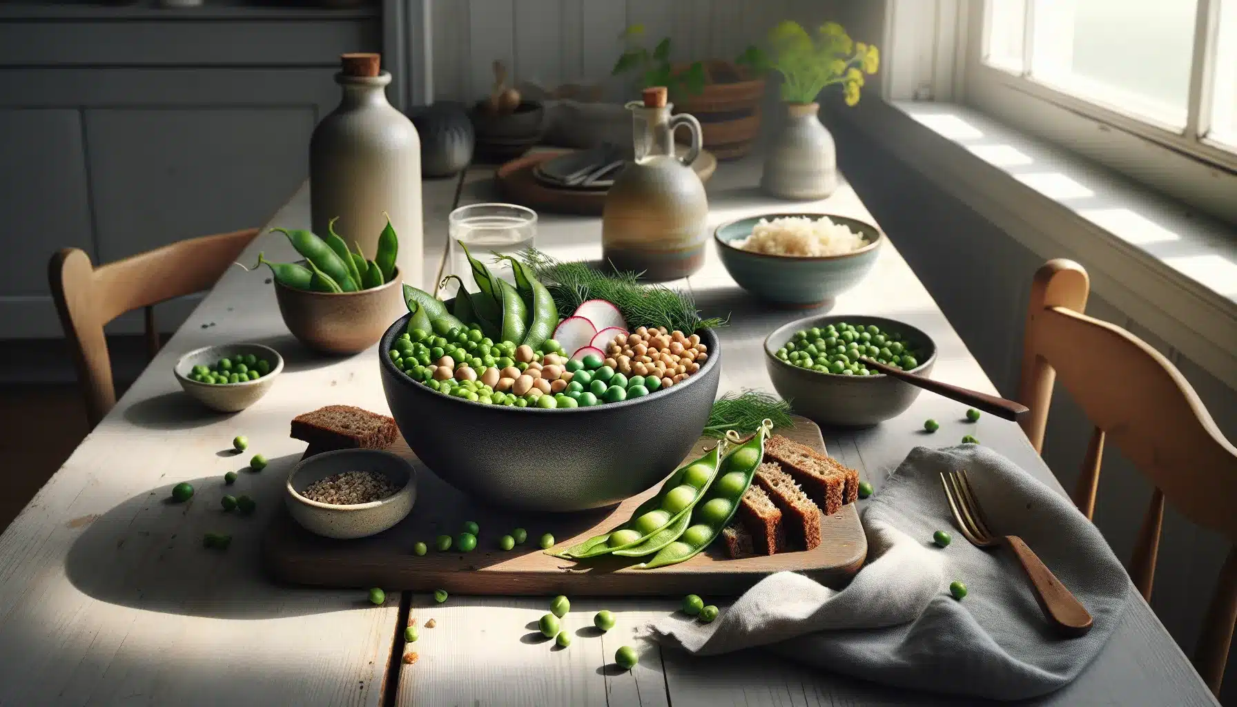 Proteinrike vegetarretter med ferske belgfrukter og grønnsaker 2 Proteinrike vegetarretter med ferske belgfrukter og grønnsaker – illustrasjon 1